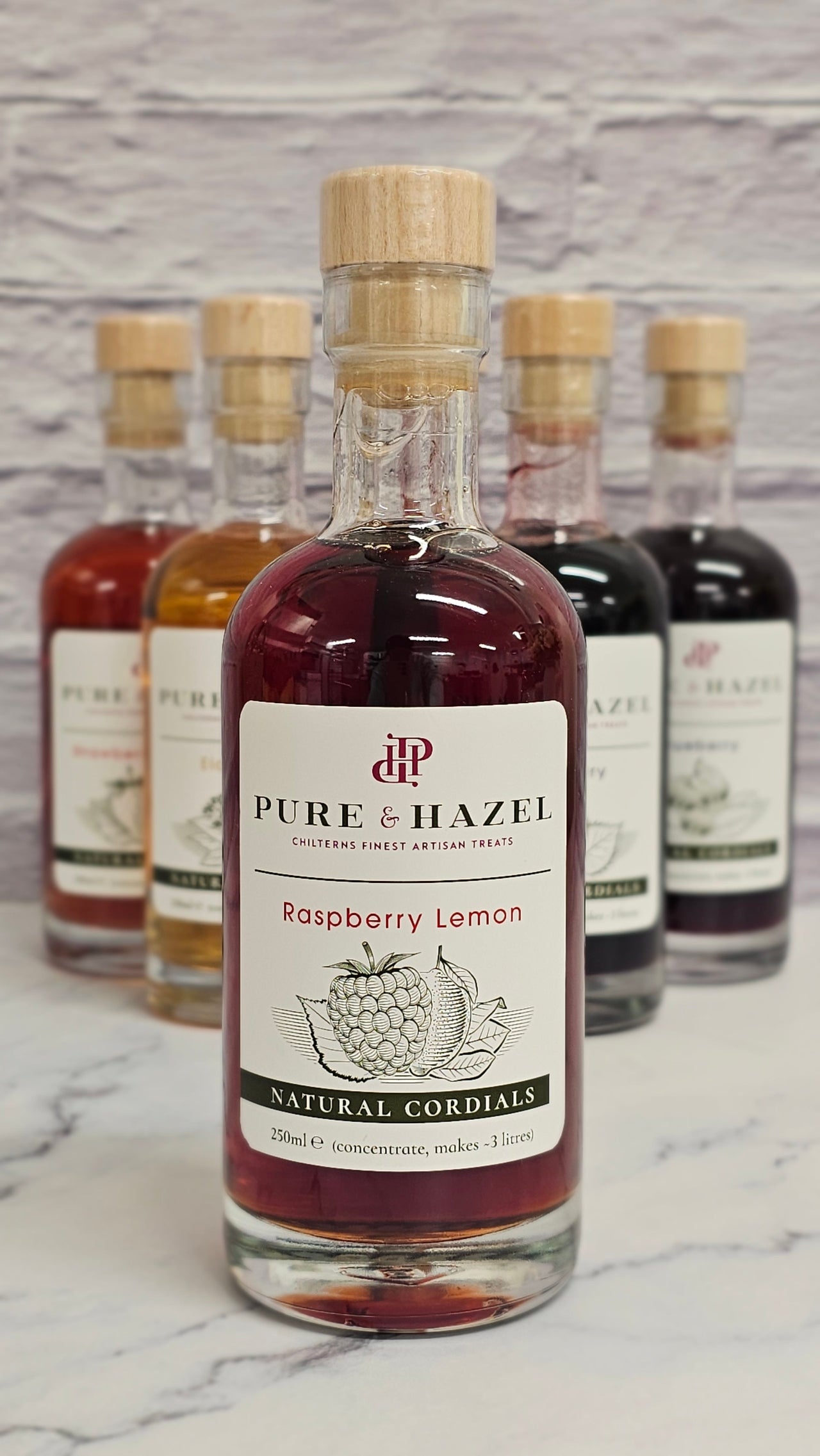 Natural Raspberry Lemon Cordial