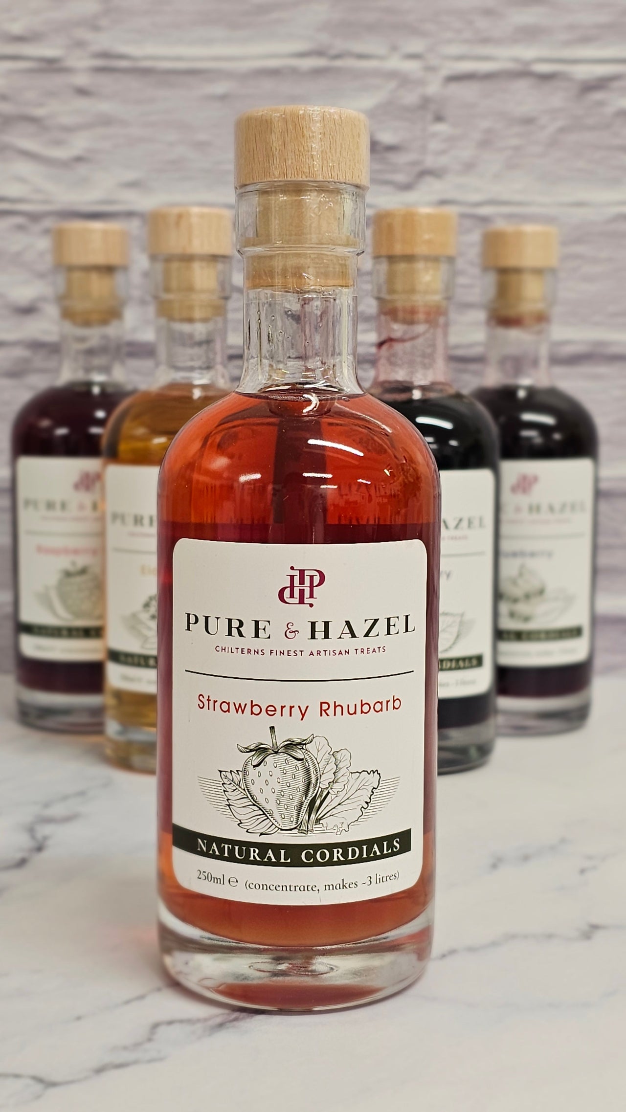 Natural Cordials - Strawberry Rhubarb